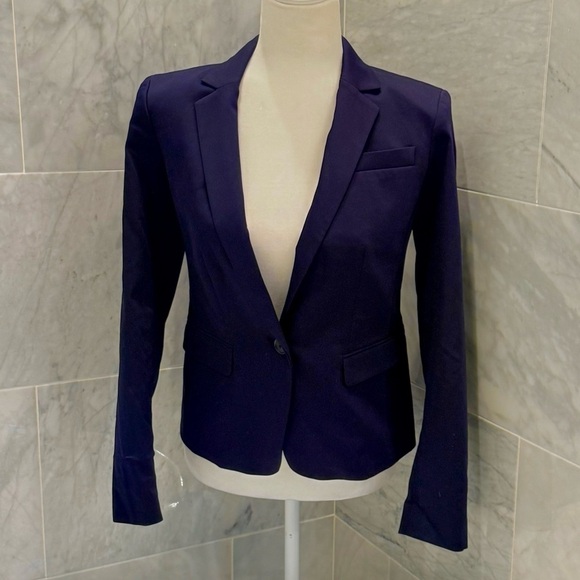 Ann Taylor One Button Blazer Women's Size 00 - Picture 2 of 6